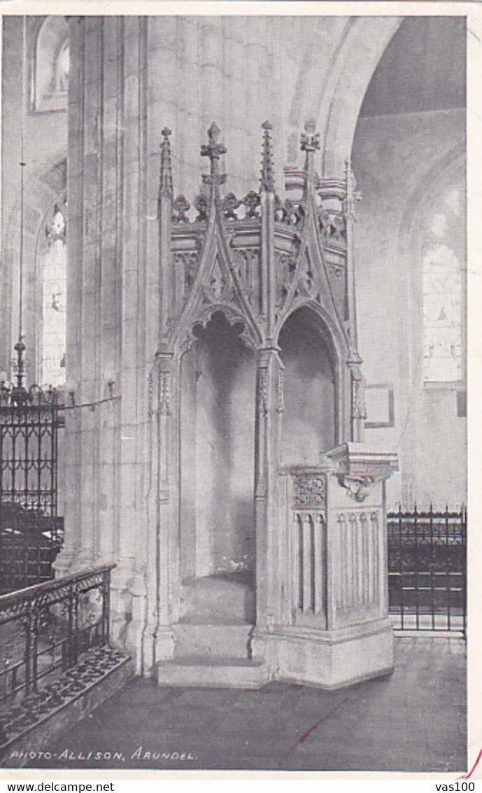 CPA ARUNDEL- CATHEDRAL INTERIOR - Arundel