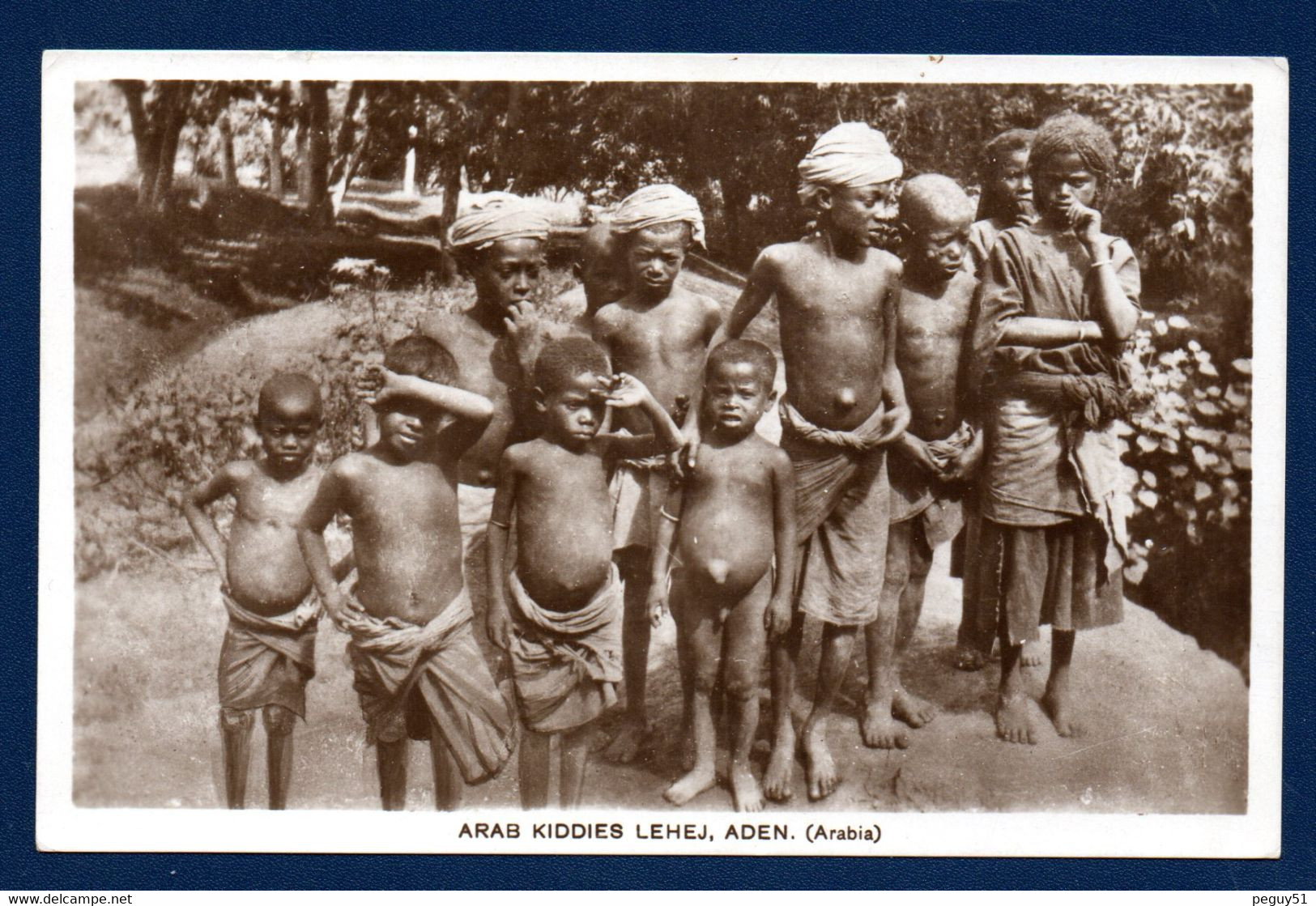 Yemen. Sultanat De Lahej. Aden. Enfants Arabes. - Jemen