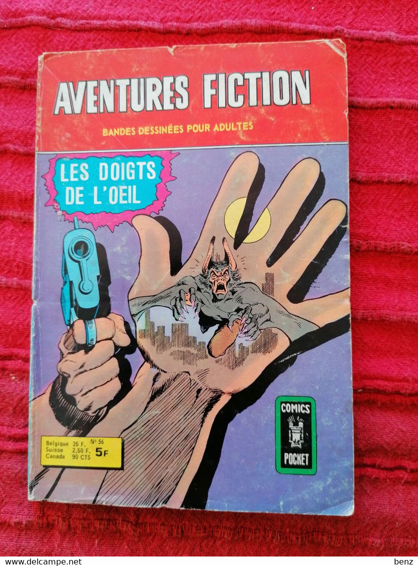 AVENTURES FICTION N°56 EDITIONS ARTIMA 1977  Bon état COMICS POCKET - Aventures Fiction