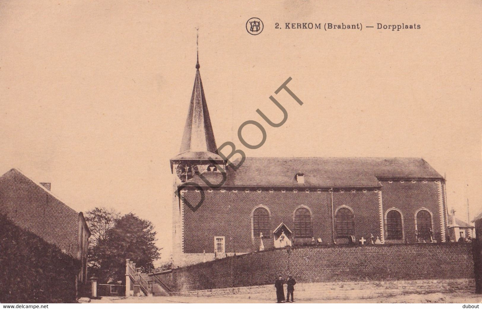 Postkaart/Carte Postale - Kerkom -  Dorpplaats (C3333) - Boutersem