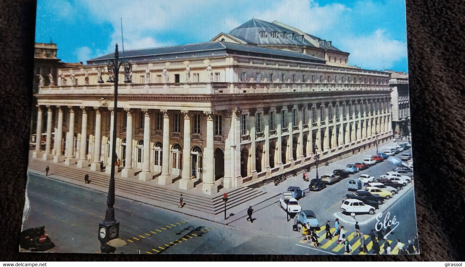 CPM ESPERANTO BORDEAUX GIRONDE  LE GRAND THEATRE 12 COLONNES STATUES MUSEE   1992 ELCE - Esperanto