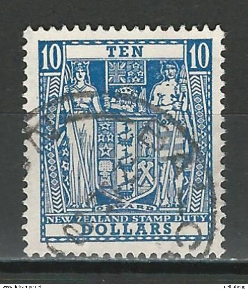 Neuseeland SG F222a, Mi St 85A Used - Fiscaux-postaux