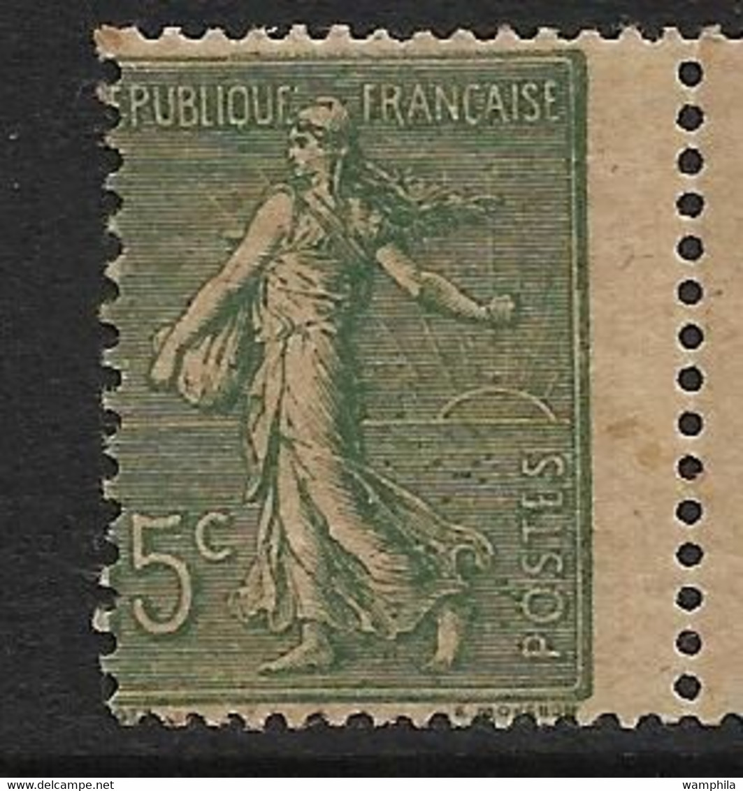 France N°130** GC Variété Piquage à Cheval Cote + 320€. - Nuovi