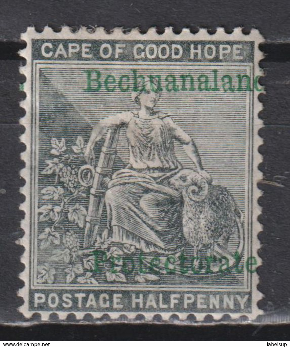 Timbre Neuf* Du Bechuanaland De 1888 N° 13 MH - 1885-1895 Kronenkolonie