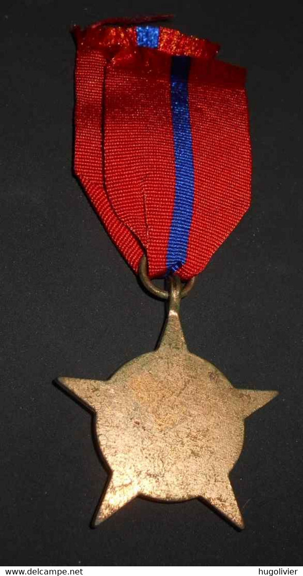 Ancienne Médaille Pashchimi Star Guerre Indo Pakistanaise 1971 Inde - Sonstige & Ohne Zuordnung