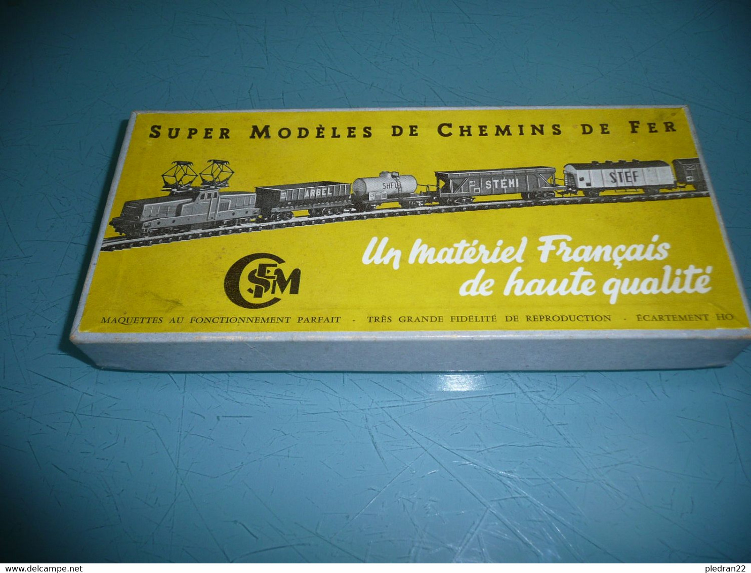 TRAIN MODELISME MAQUETTE CFSM SUPER MODELES DE CHEMINS DE FER MATERIEL FRANCAIS DE HAUTE QUALITE BOITE VIDE AIGUILLAGE - Track