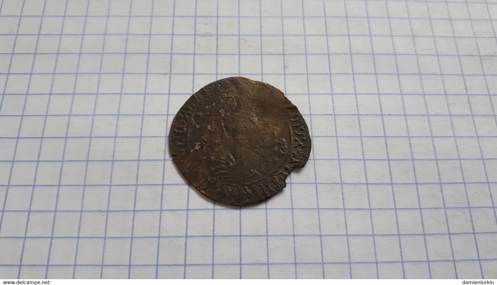 "DUX BURGONDIAE BRABANTIA REX" PHILIP III ? RIDER ? CAVALIER ? A IDENTIFIER 28.5MM 2 GR - Monarchia / Nobiltà