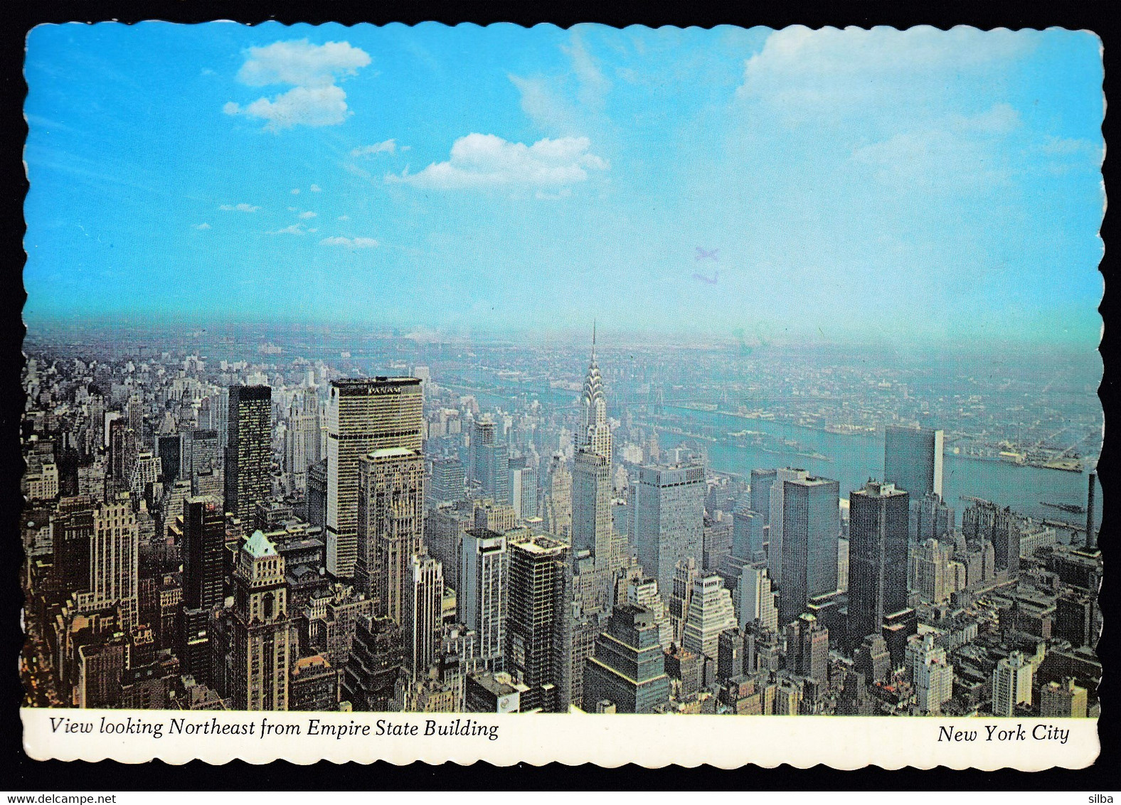 United States USA 1975 / View Looking Northeast From Empire State Building, New York City, Panorama - Chrysler Building