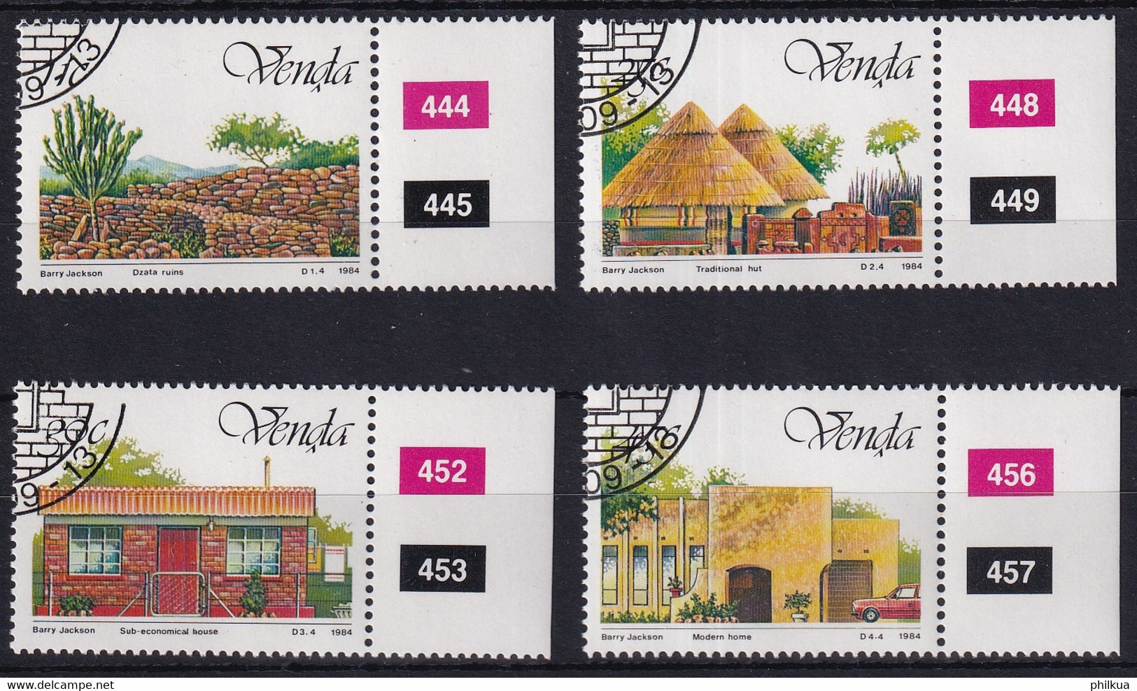 MiNr. 99 - 102 Südafrika, Venda 1984, 13. Sept. 5 Jahre Unabhängigkeit - Sauber Gestempelt - Venda