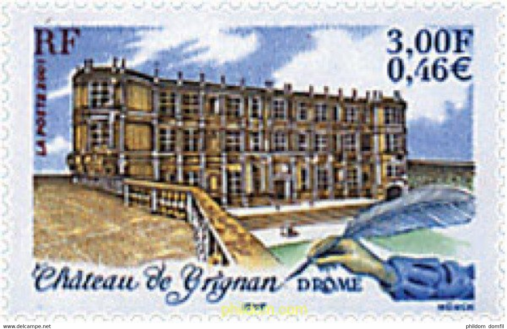 78201 MNH FRANCIA 2001 TURISMO - Châteaux