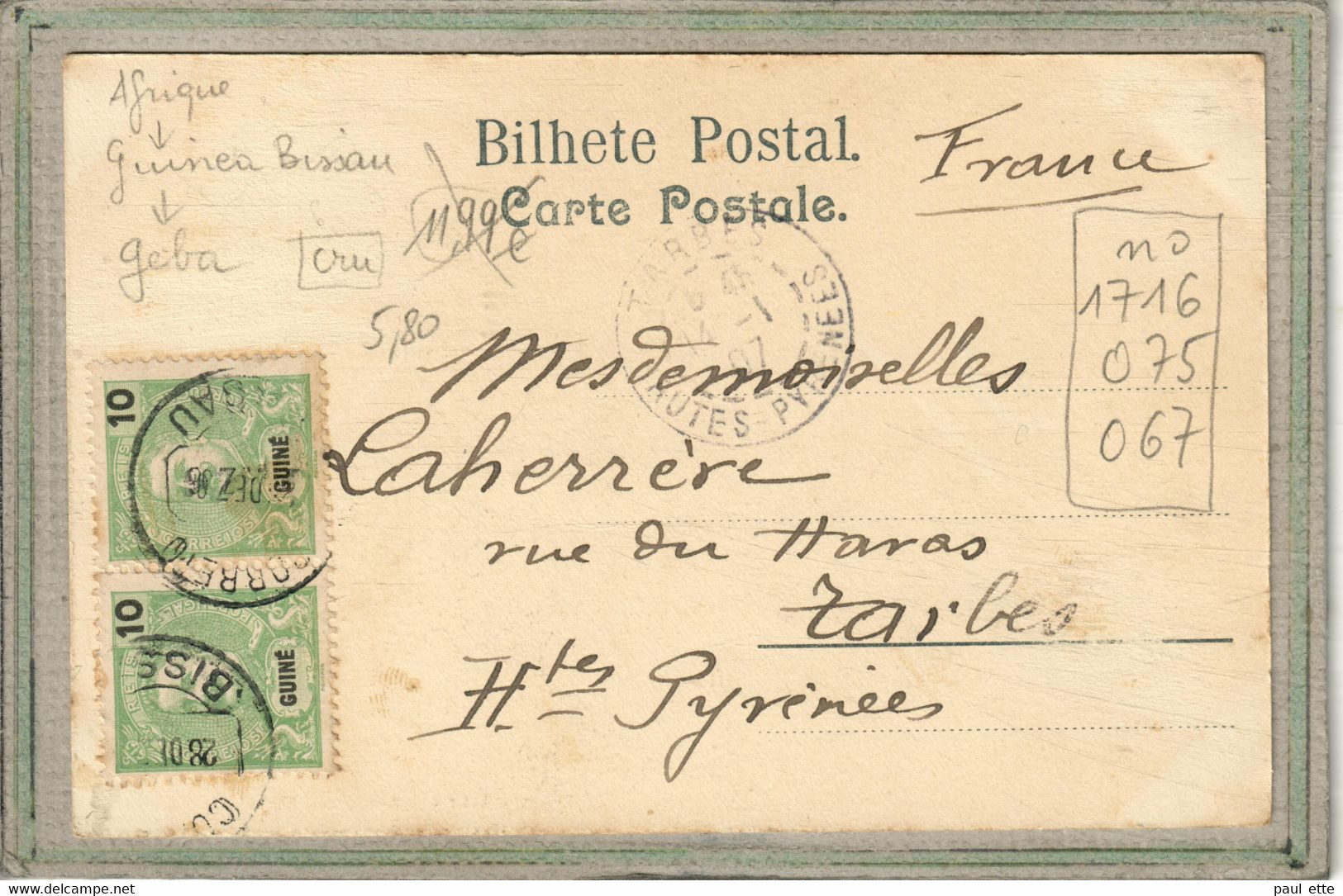 CPA - (Guinea-Bissau) Guinée-Bissau - GEBA - Arredores - 1907 - Guinea Bissau