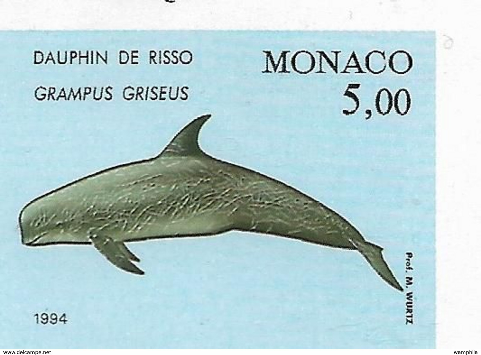 Monaco N°1926/1929** Non Dentelés. Cétacés, Orques, Dauphins Cote + 150€ - Baleines