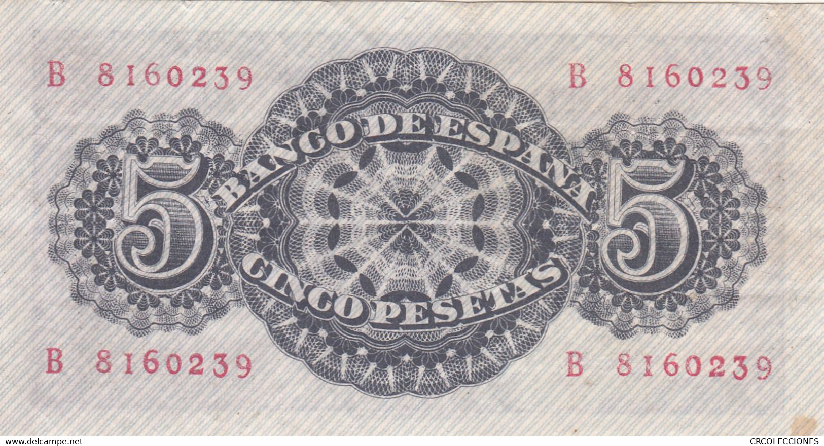 CRBS0644 BILLETE ESPAÑA 5 PESETAS 1947 MBC - 5 Peseten