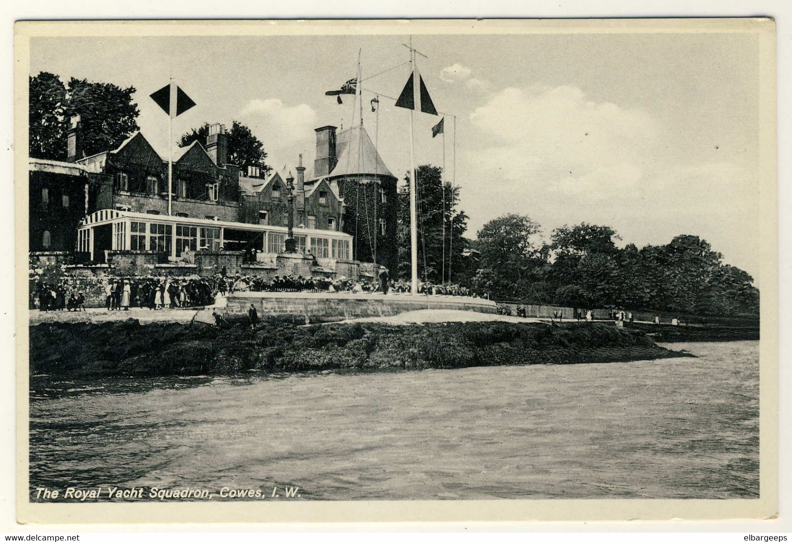 Carte Photo -The Royal Yacht Squadron - Cowes - Cowes
