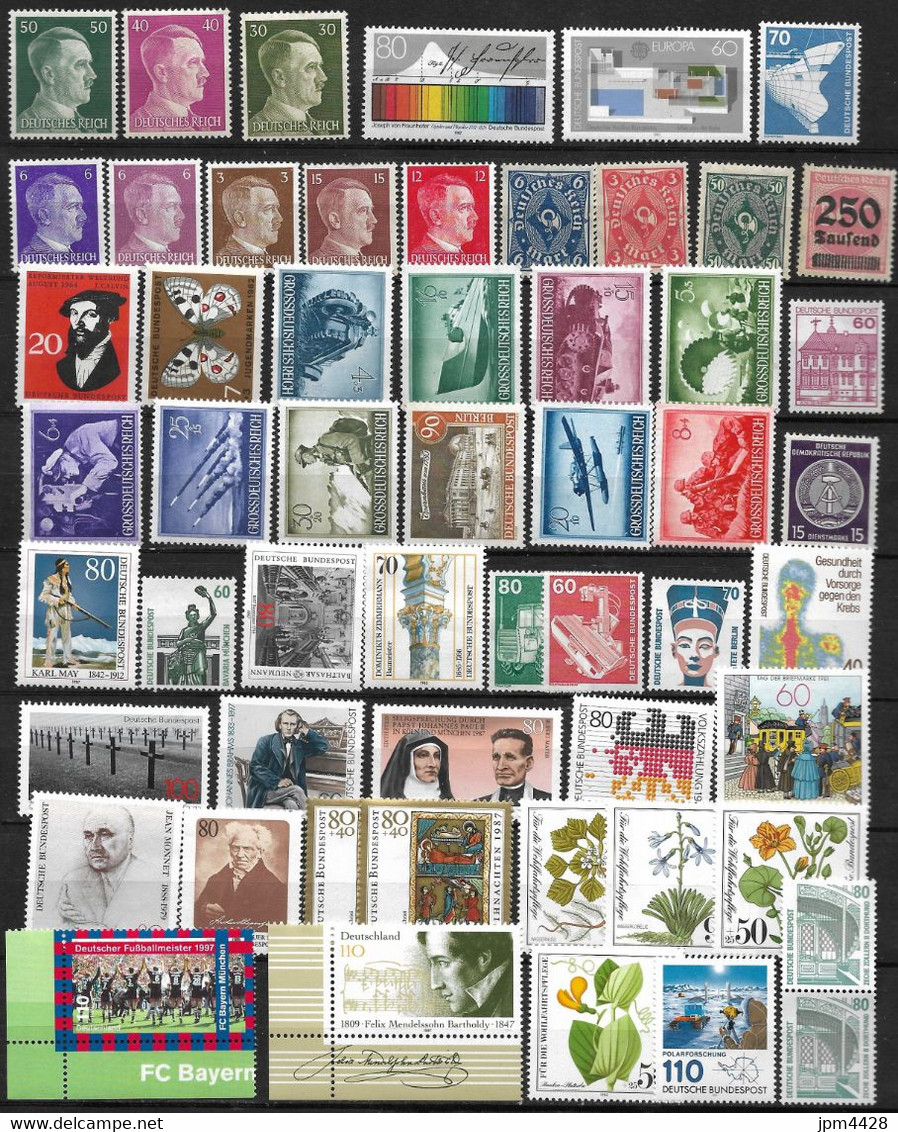 Europe - Allemagne  Lot De 163 Timbres  Neufs ** - Lots & Kiloware (mixtures) - Max. 999 Stamps
