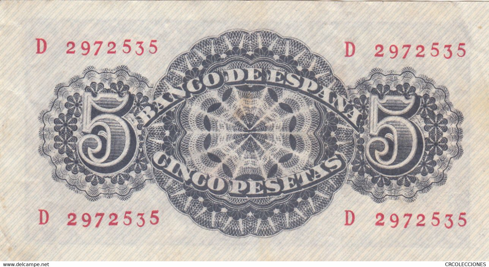 CRBS0646 BILLETE ESPAÑA 5 PESETAS 1947 BC - 5 Peseten