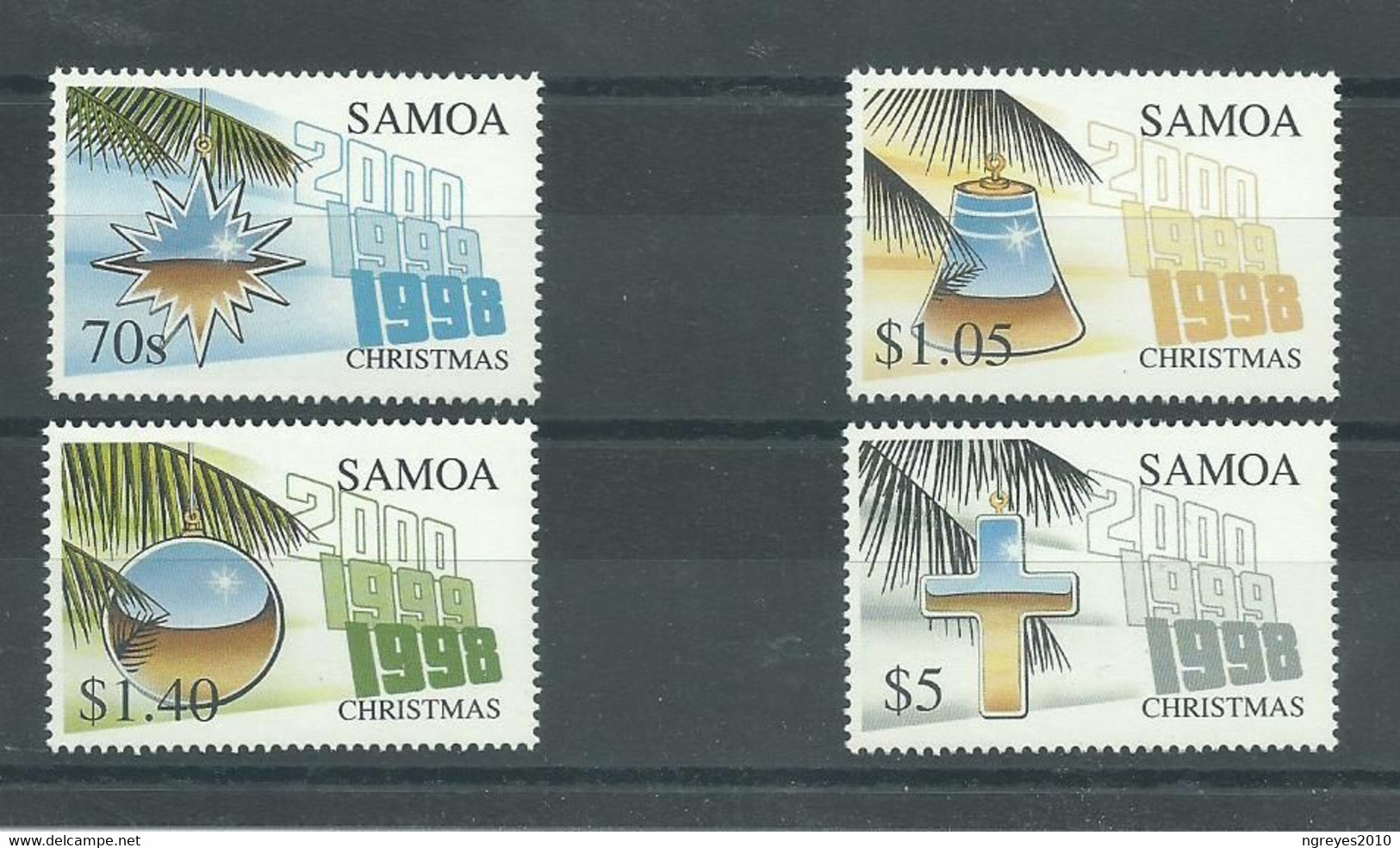 220043050  SAMOA.  YVERT  Nº  876/9 **/MNH - Samoa Américaine