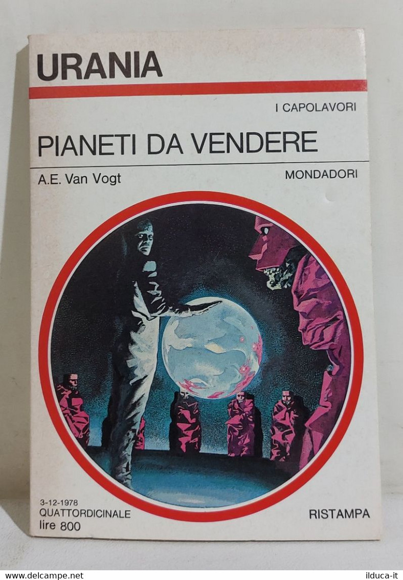 I111763 Urania N. 763 - A.E. Van Vogt - Pianeti Da Vendere - Mondadori 1978 - Science Fiction Et Fantaisie