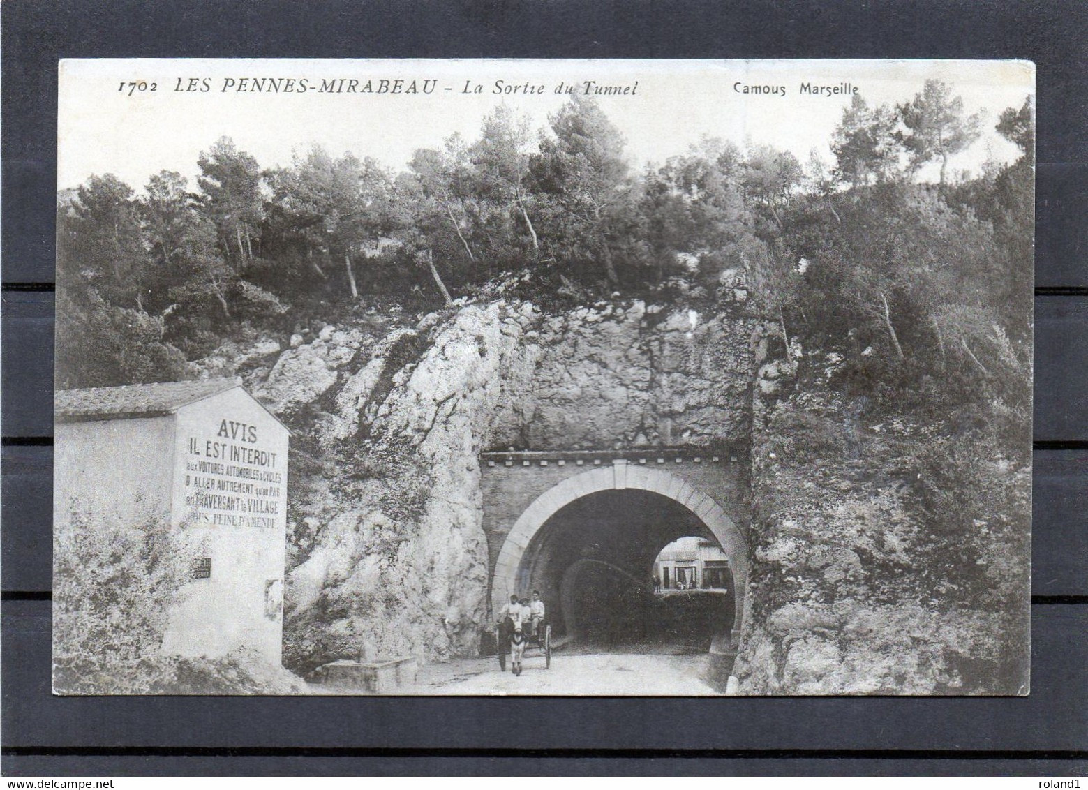 Marseille - Les Pennes-Mirabeau - La Sortie Du Tunnel.( édit. Camous ). - Quartiers Nord, Le Merlan, Saint Antoine