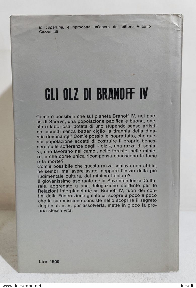 15454 Cosmo Argento N. 21 1972 I Ed. - L. Biggle Jr. - Gli Olz Di Branoff IV - Fantascienza E Fantasia