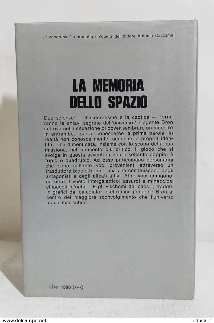 15459 Cosmo Argento N. 29 1974 I Ed. - C. Kapp - La Memoria Dello Spazio - Ciencia Ficción Y Fantasía