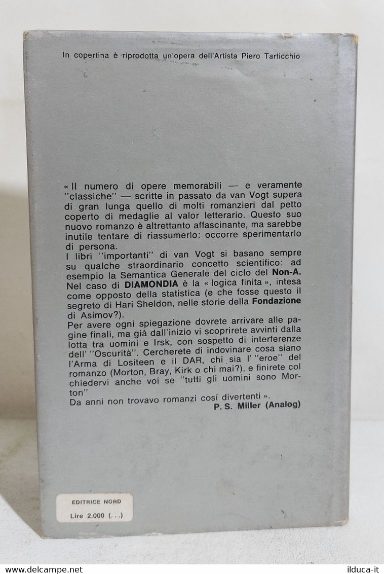 15460 Cosmo Argento N. 31 1974 I Ed. - Van Vogt - Diamondia - Sciencefiction En Fantasy