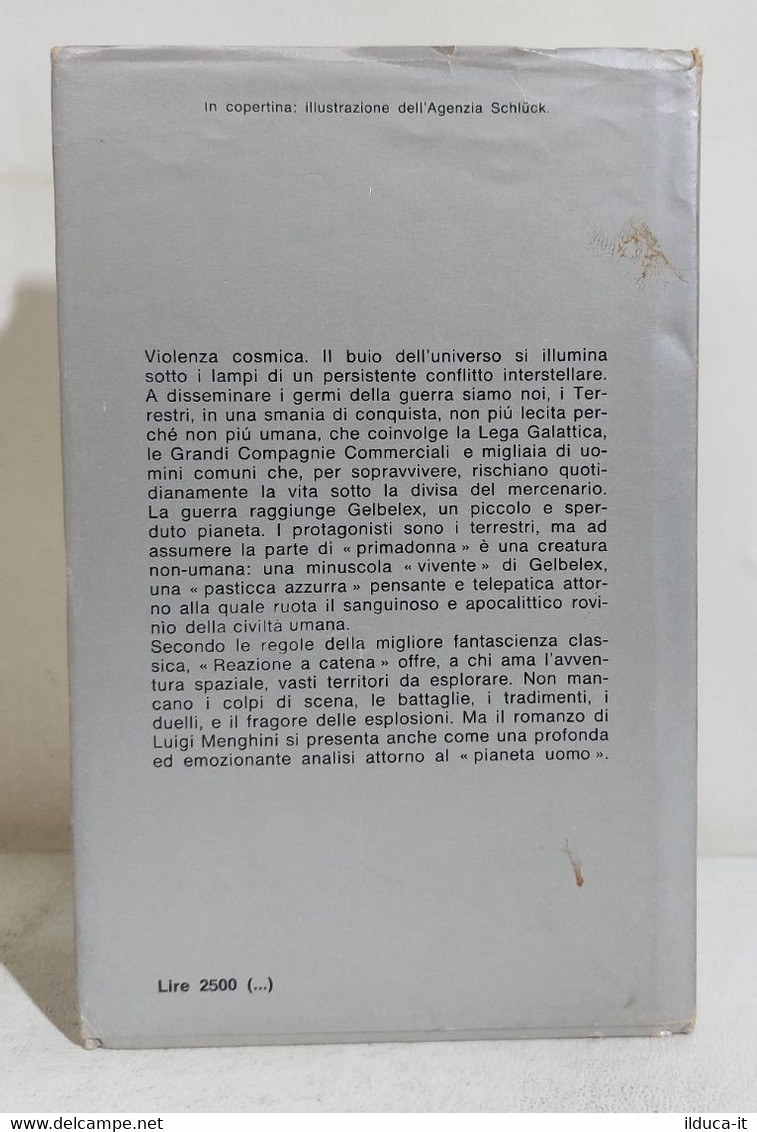 15476 Cosmo Argento N. 70 1977 I Ed. - L. Menghini - Reazione A Catena - Sciencefiction En Fantasy