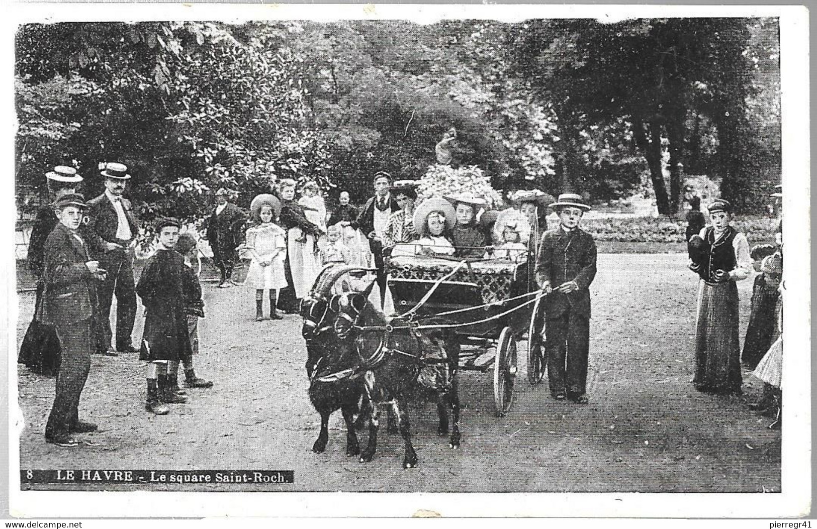 CPA-1910-76-LE HAVRE- Le SQUARE ST ROCH-TBE - Square Saint-Roch