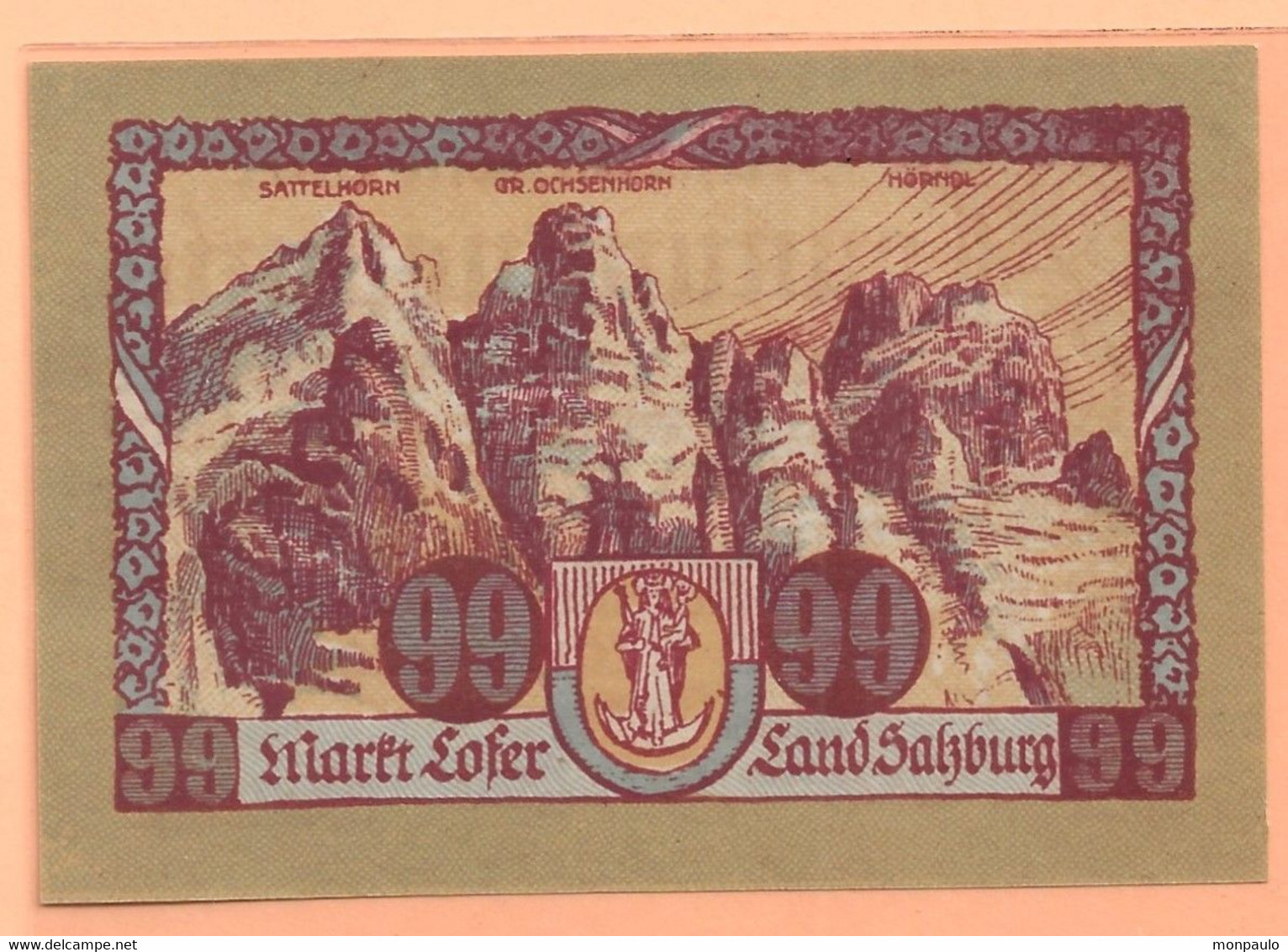 Billets. Autriche. A Identifier. (Land Salzburg) - To Identify