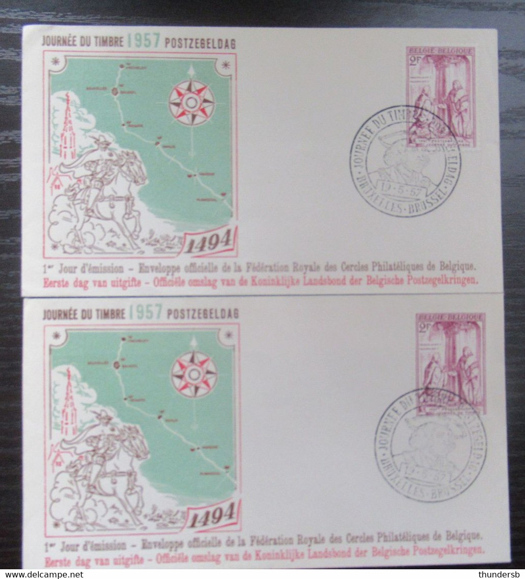 FDC 1011 'Dag Van De Postzegel' - 1951-1960
