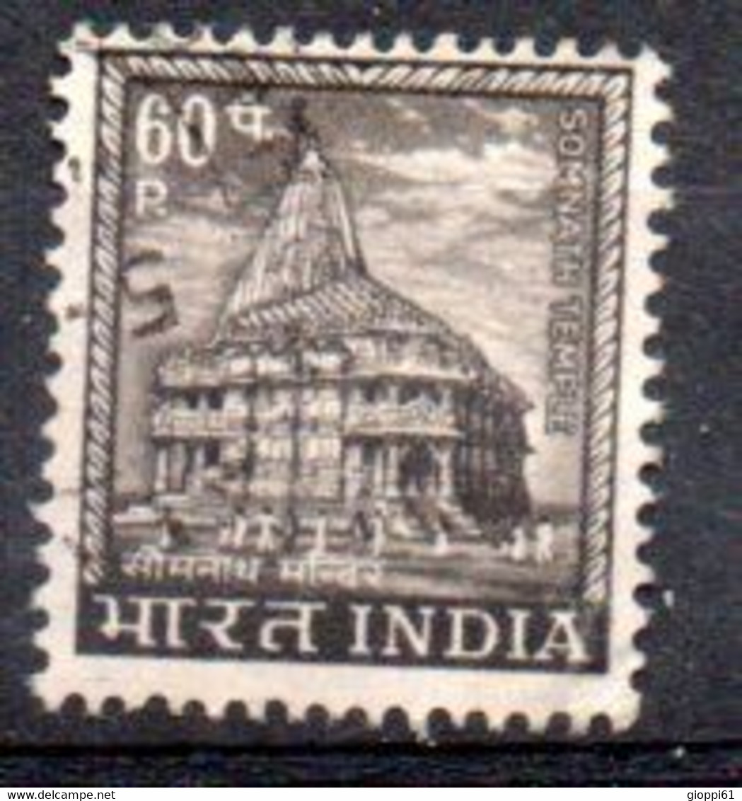 1967 India - Tempio Di Somnatk - Usados