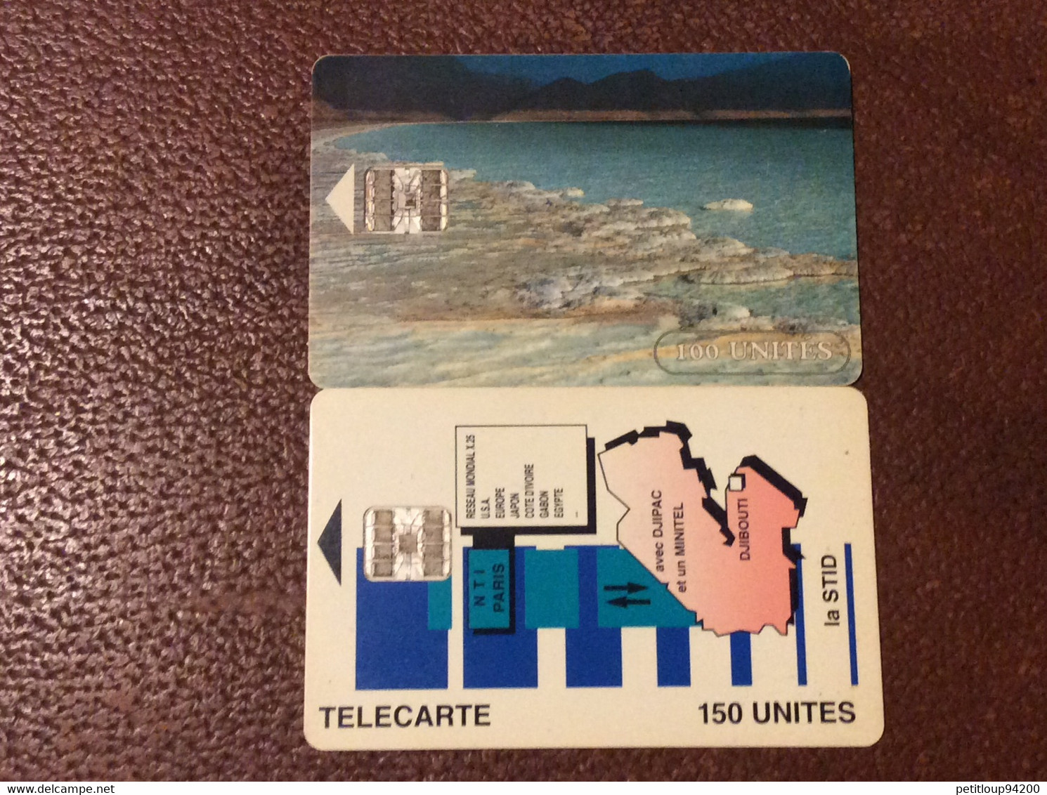 2 TELECARTES  *DJIBOUTI  100 & 150 Unites - Dschibuti