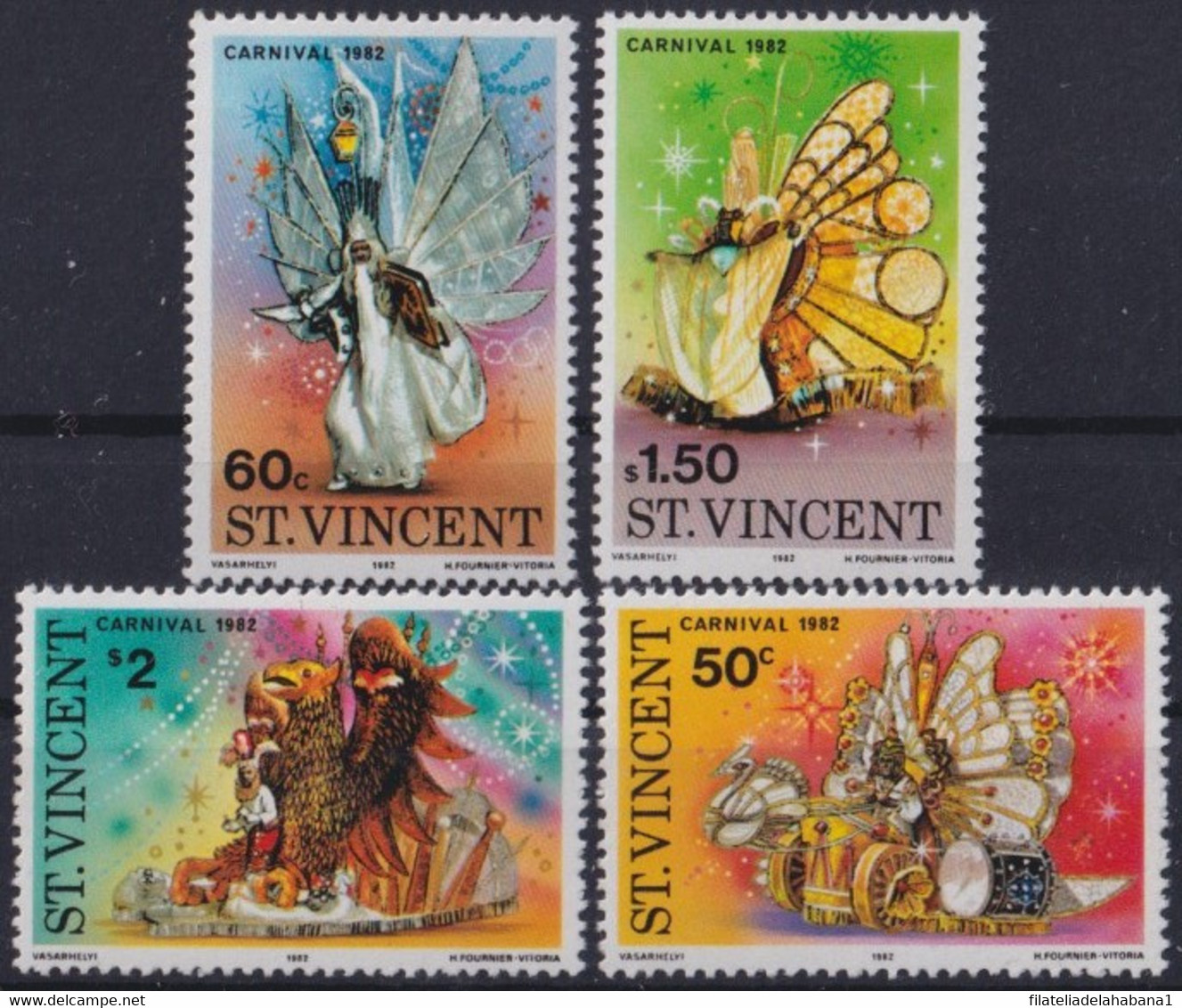 F-EX39679 ST VINCENT MNH 1982 CARNIVAL COSTUMES. - Carnival