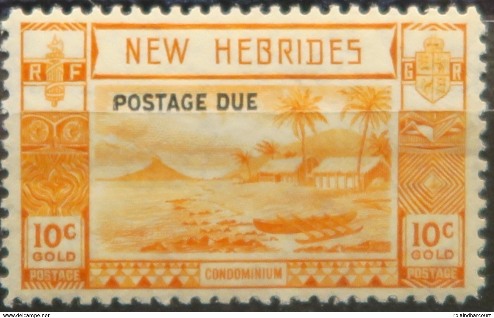 LP3844/2112 - 1938 - NOUVELLES HEBRIDES - TIMBRES TAXE - N°17 NEUF* - Cote (2017) : 14,00 € - Strafport