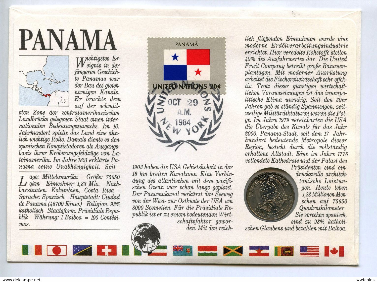 LETTERA UNITED NATIONS PANAMA CANALE TELECOMUNICAZIONI VIA MARE (1) - Panama