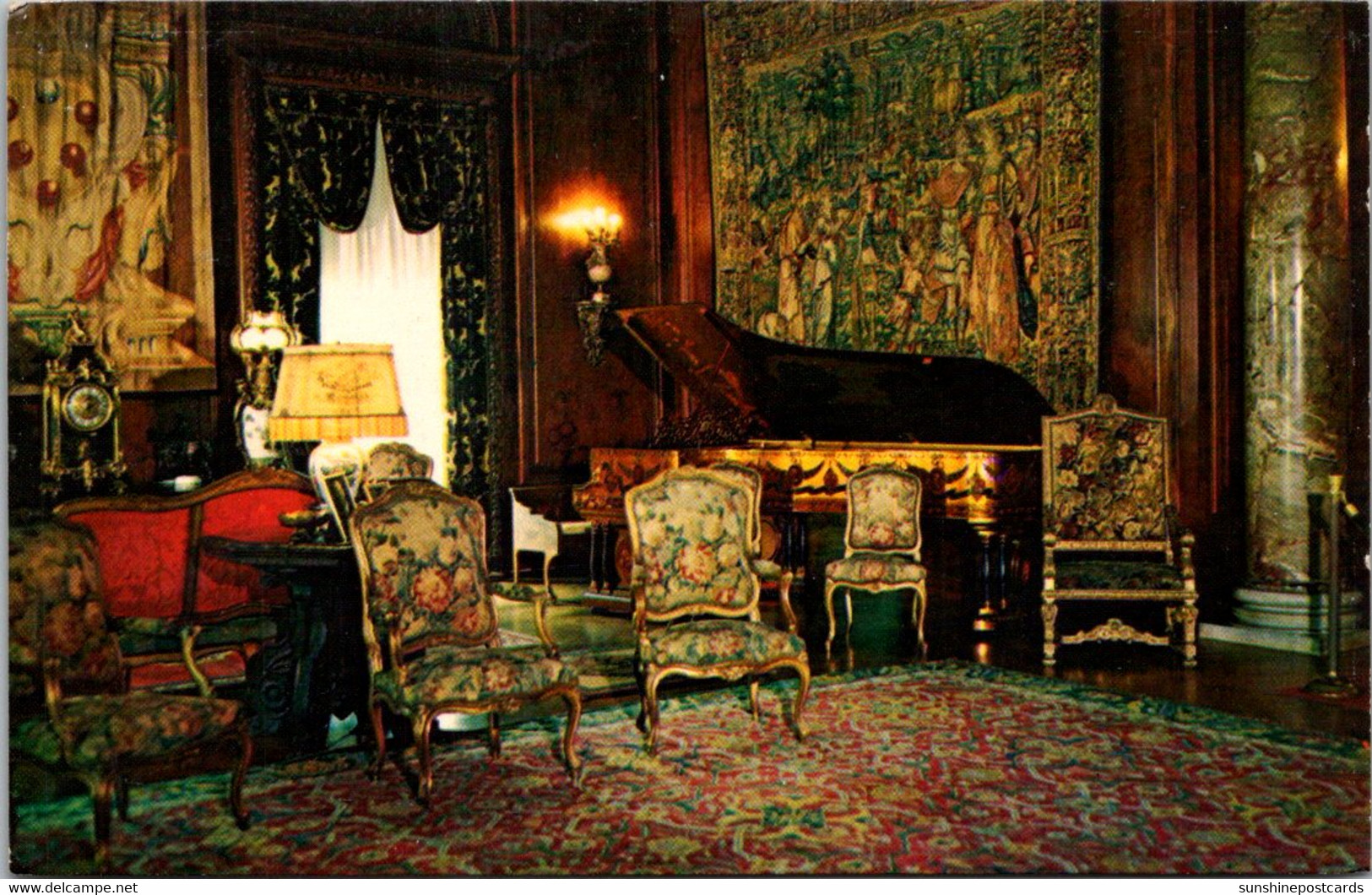 New York Long Island Centerpoint Vanderbilt Mansion The Drawing Room 1977 - Long Island