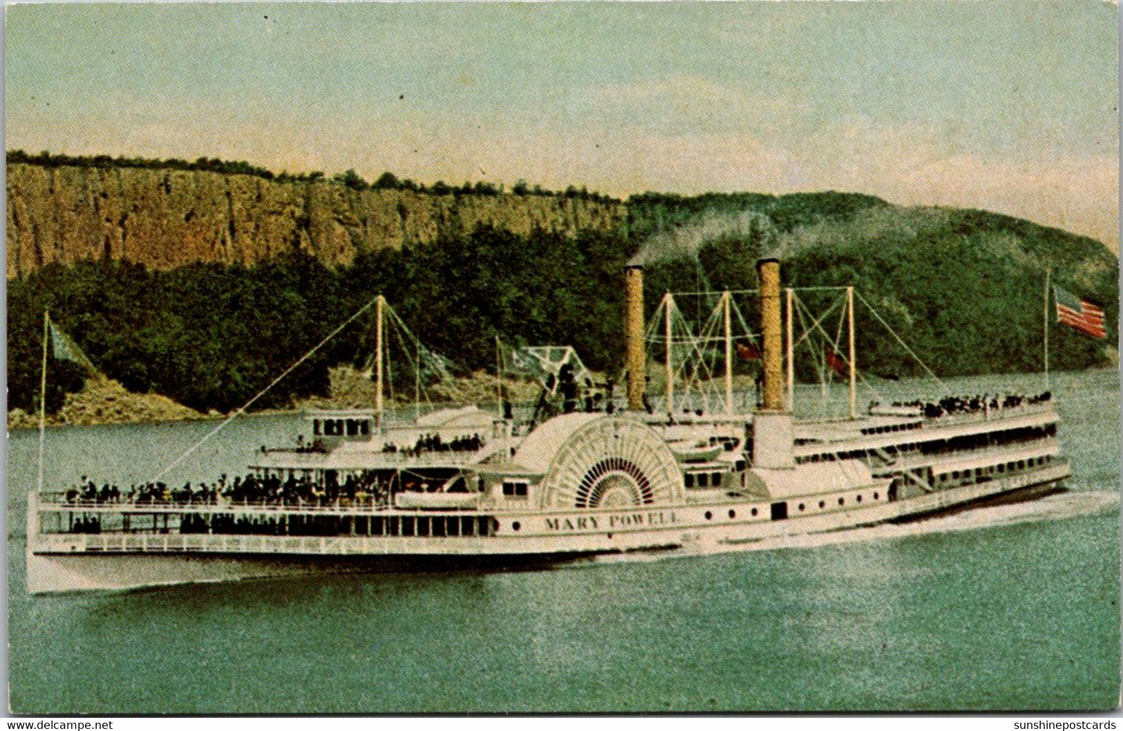 New York Albany Fort Orange Stamp Club "Kapex 71" Steamboat "Mary Powell" - Albany