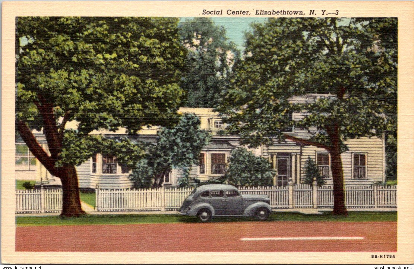 New York Elizabethtown Social Center Curteich Curteich - Utica