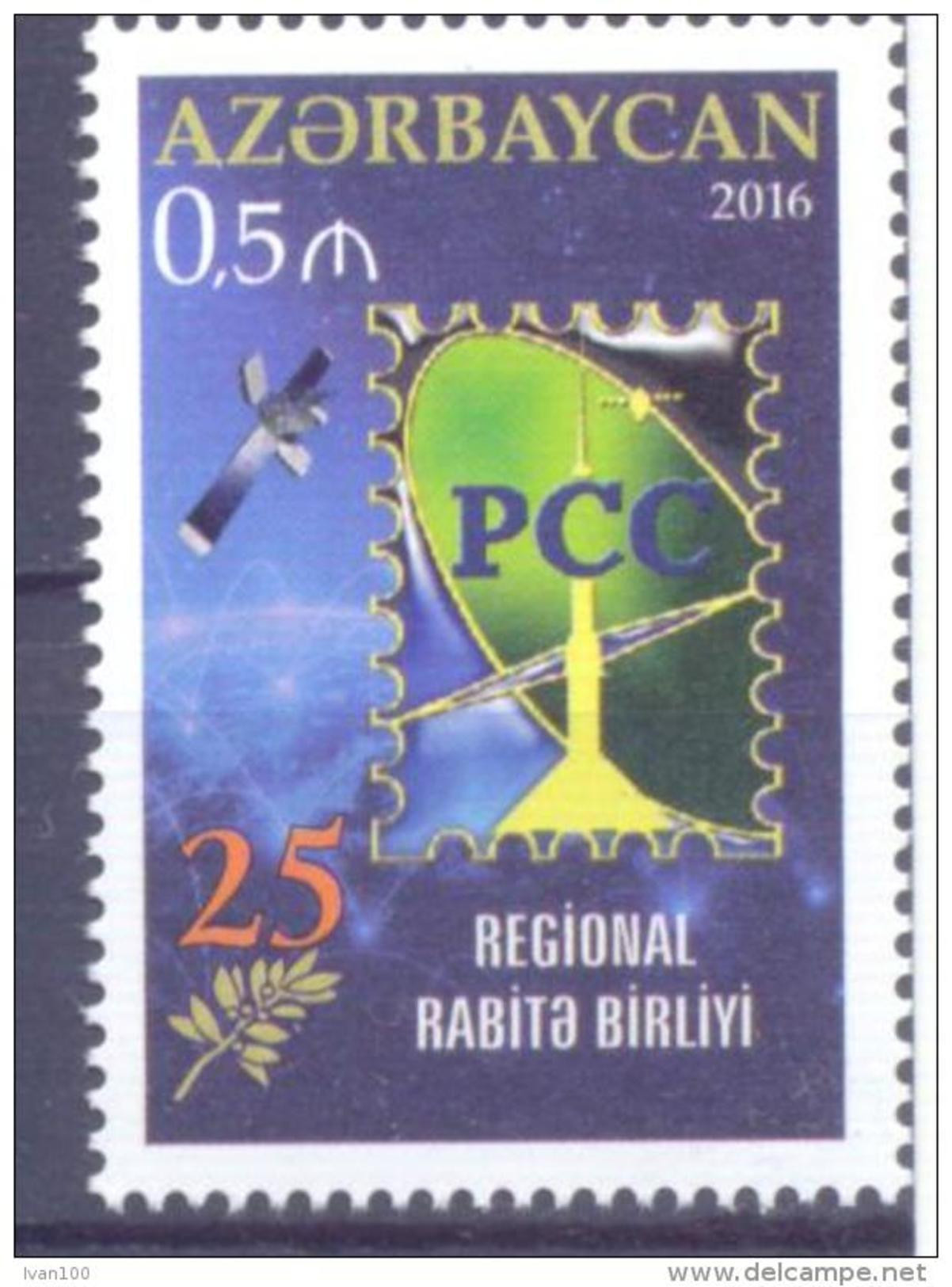 2016. Azerbaijan, 25y Of RCC, 1v,  Mint/** - Azerbaijan