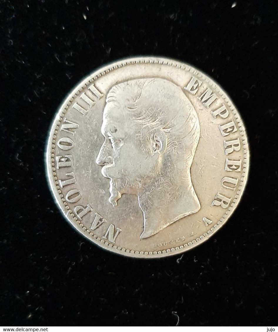 Monnaie - Pièce En Argent De 5 Francs NAPOLEON III EMPEREUR   - 1852 A -  BOUVET - 5 Francs
