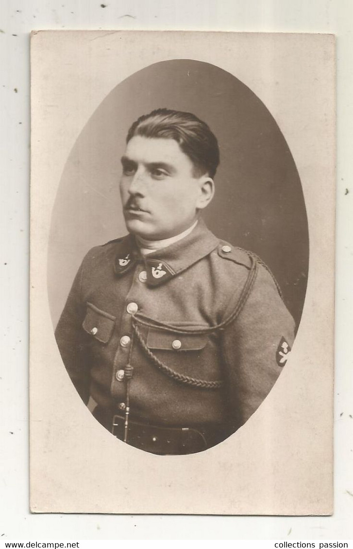 Cp, Carte Photo ,militaria ,militaire Du 1 Er Régiment De Chasseur Alpins, Vierge - Personaggi