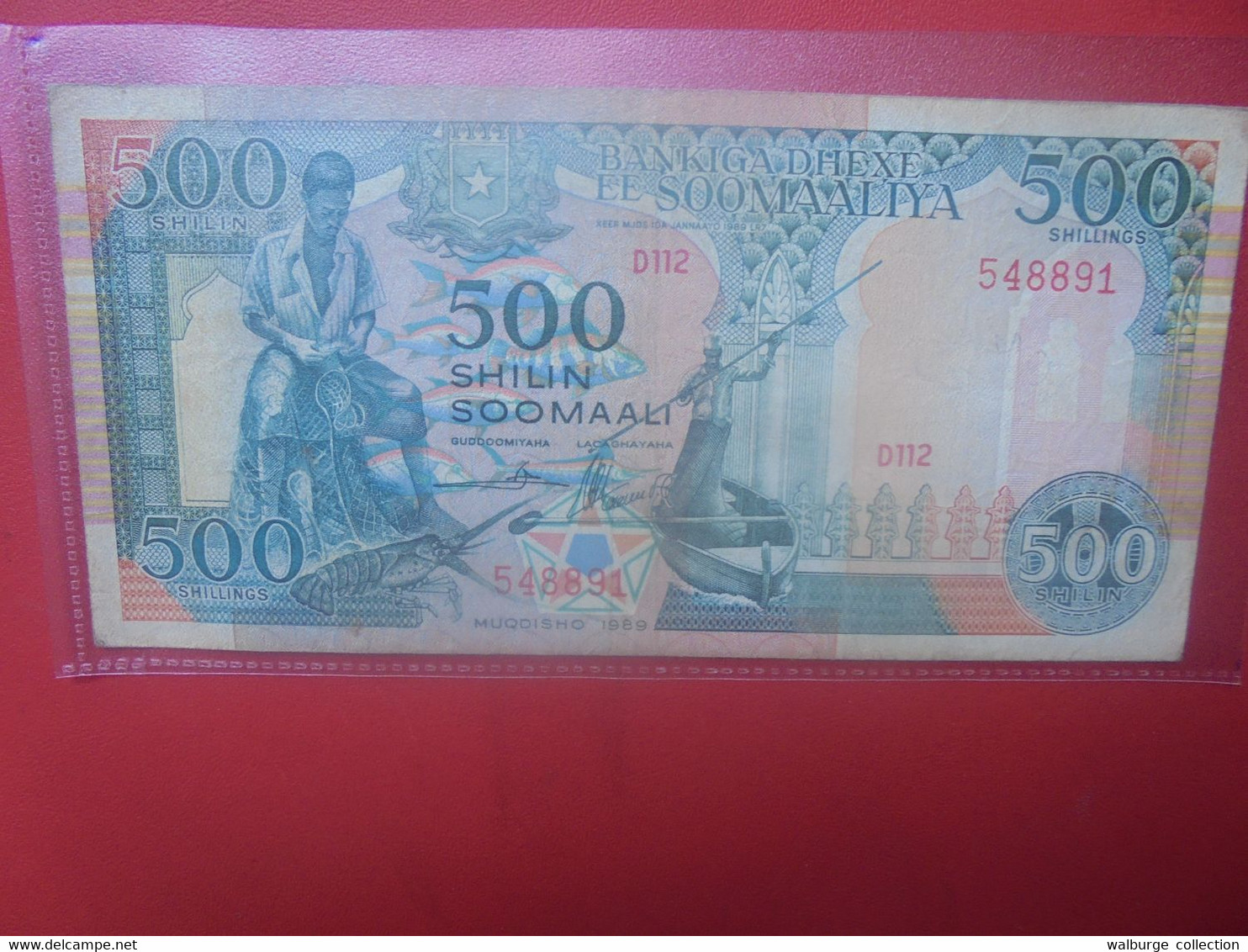 SOMALIE 500 SHILIN 1989 Circuler (L.17) - Somalie