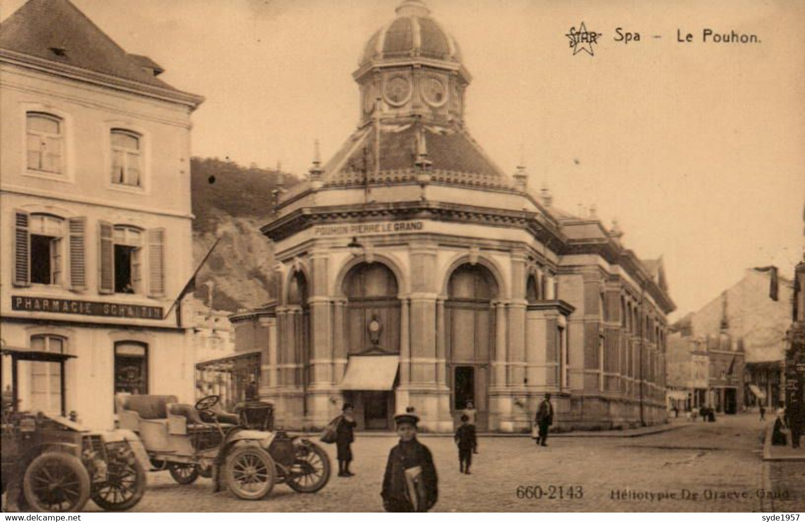 SPA, Le Pouhon, Heliotypie De Graeve N° 660-2143, Ancienne Voiture - Spa