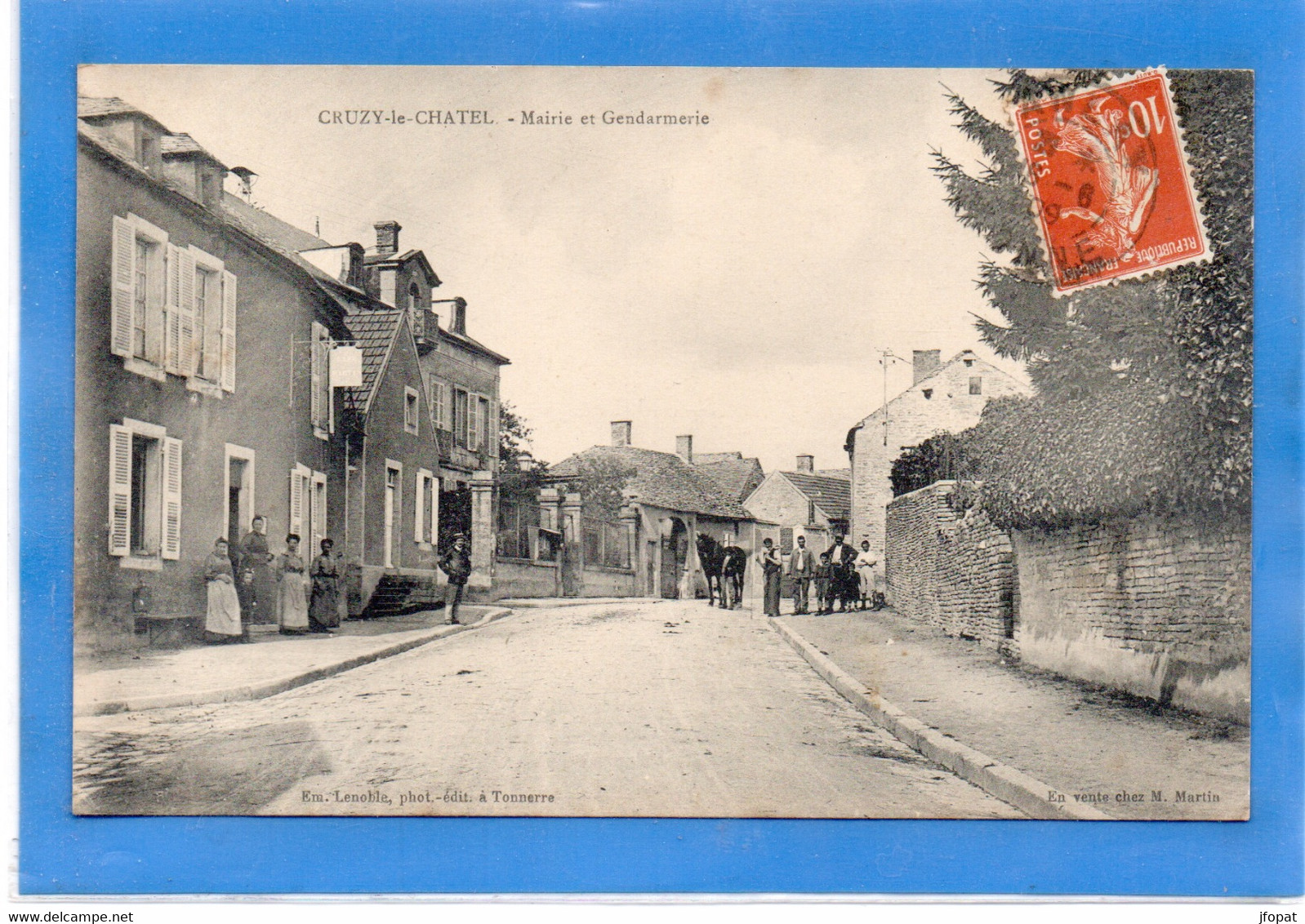 89 YONNE - CRUZY LE CHATEL Mairie Et Gendarmerie (voir Description) - Cruzy Le Chatel