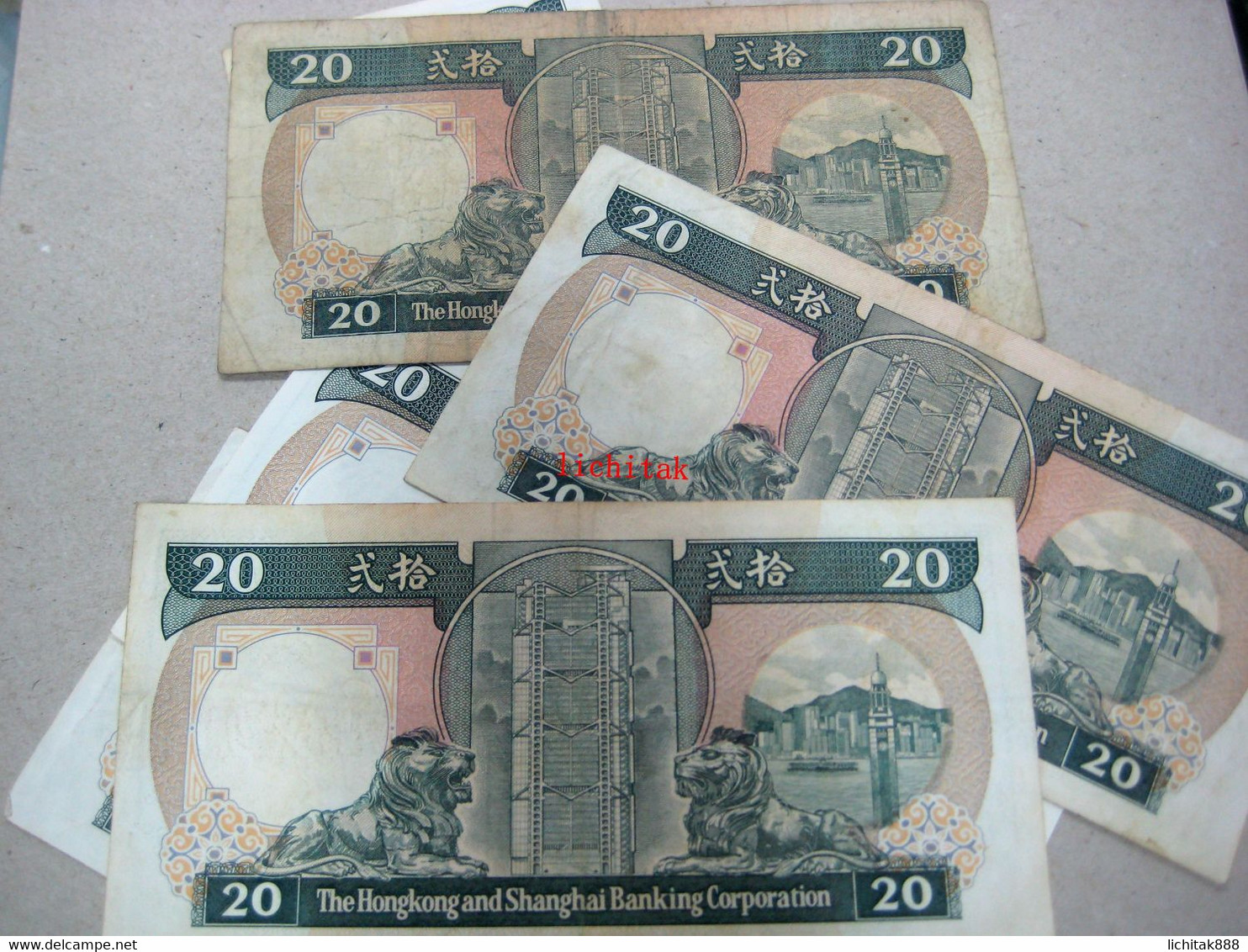 1986 1988 1989 Hong Kong Bank HSBC  $20 Used Conditions Number Random €4./pc - Hong Kong