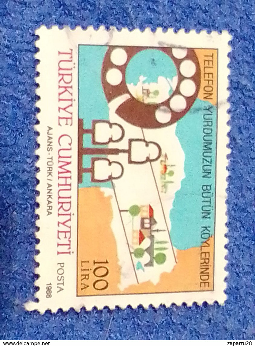 TÜRKEY--1980-90 -  100L   DAMGALI - Used Stamps