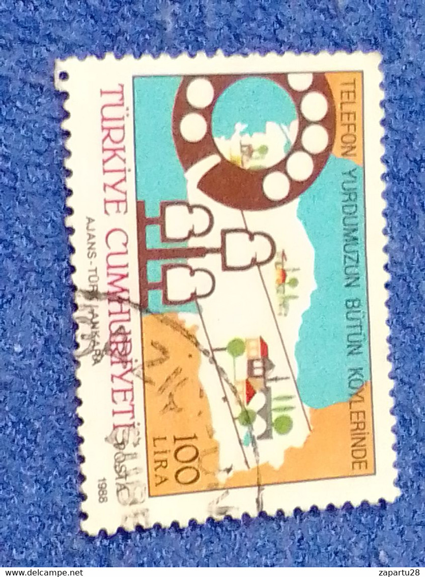 TÜRKEY--1980-90 -  100L   DAMGALI - Used Stamps