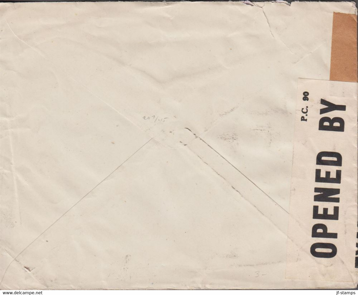 1941. ISLAND. Geysir. 45 Aur Blue On Cover To Philadelphia, Pa, USA Cancelled HUSAVIK 23 V 4... (Michel 217A) - JF529379 - Covers & Documents