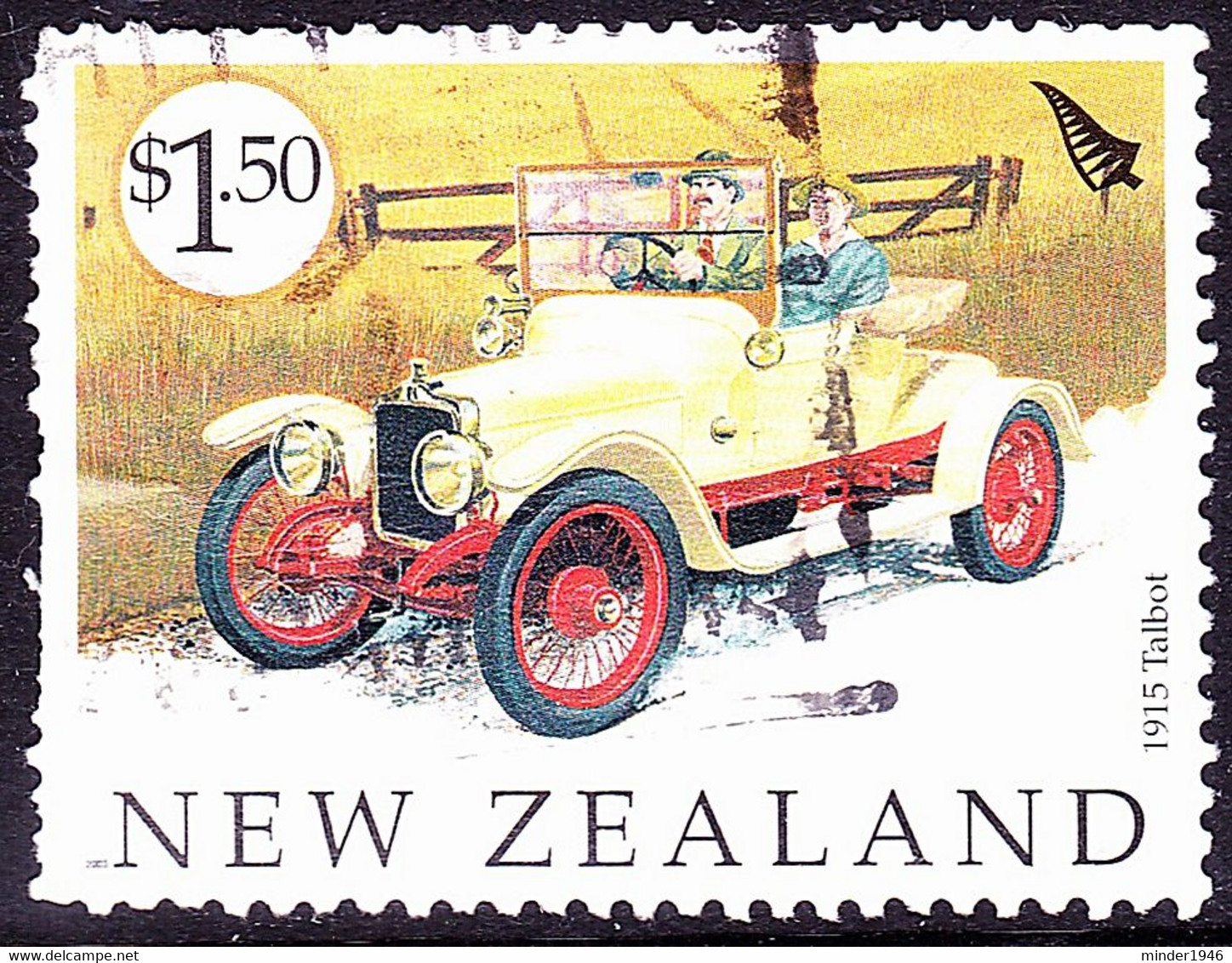 NEW ZEALAND 2003 $1.50 Multicoloured, Veteran Vehicles-1915 Talbot SG2642 Used - Gebruikt