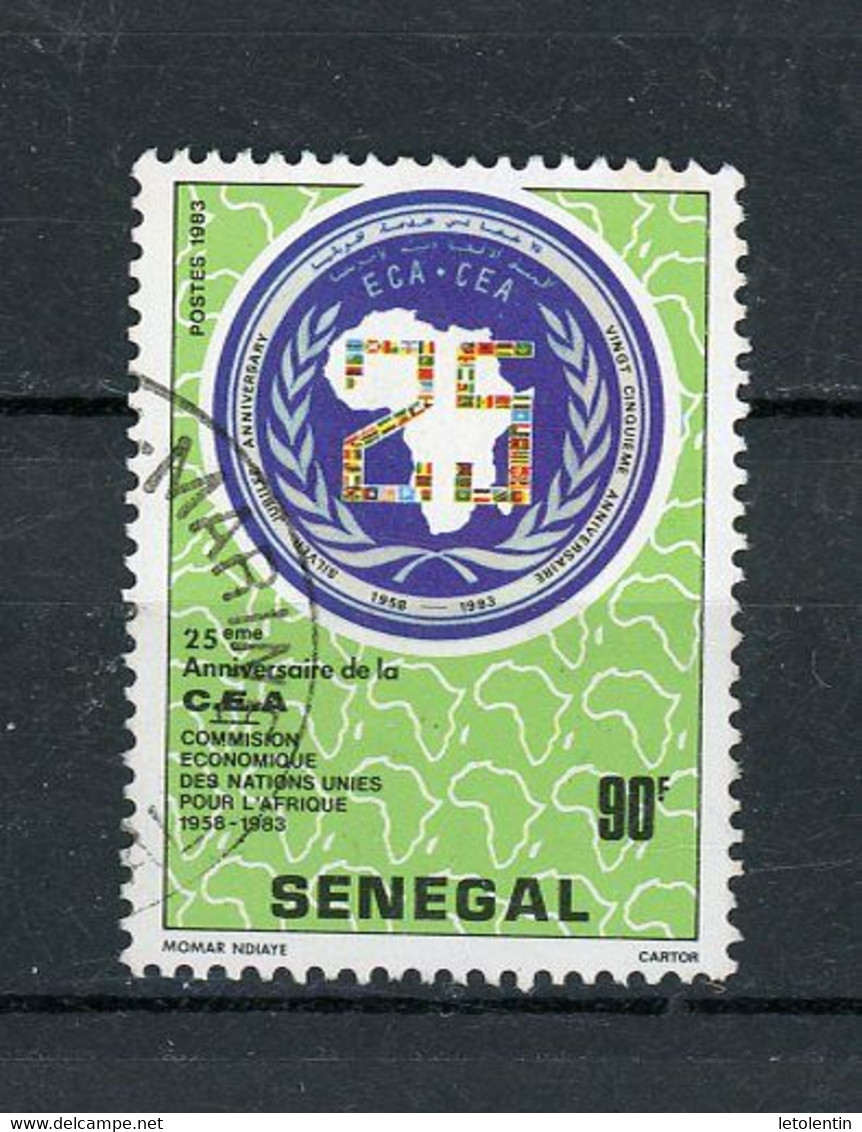 SENEGAL - ANNI. CEA - N° Yvert 601 Obli. - Sénégal (1960-...)